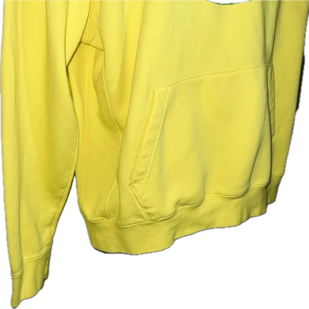 Nike Oregon Ducks Yellow Hoodie  Mens Large Fleece Long Sleeve Sweatshirt NCAA